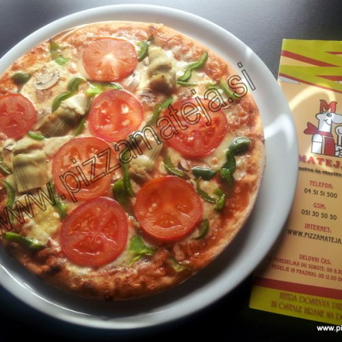 Pizzerija Mateja - Vegetarijanska pizza